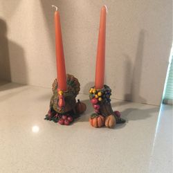 Candle Stick Holders For Thanksgiving 