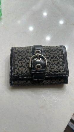 Coach Signature Trifold Wallet