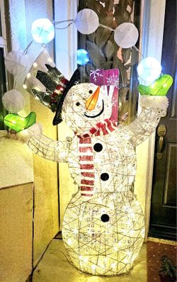 Animated Pre Lit Snowman⛄️ 