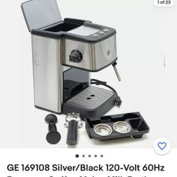 GE  Espresso Coffee Maker Milk Frother