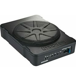 KICKER 46HS10 Hideaway Compact Powered Subwoofer, 10-Inch

