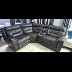Sectional Sofa Couch (Electric Reclining)