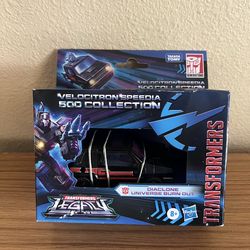 Transformers Legacy Deluxe Velocitron Speedia 500 “Diaclone Universe Burn Out”