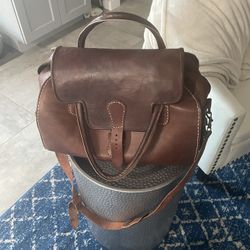 Leather  Carry- On Bag