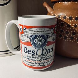 Budweiser Best Dad Coffee Mug 