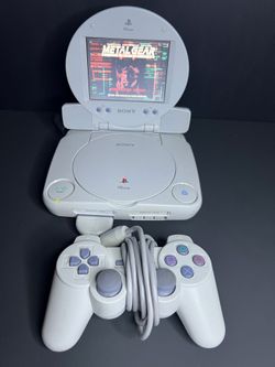 RARE  PORTABLE Sony PSone Console with LCD Screen and Controller