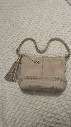 Brighton Ivory Crossbody Leather $30