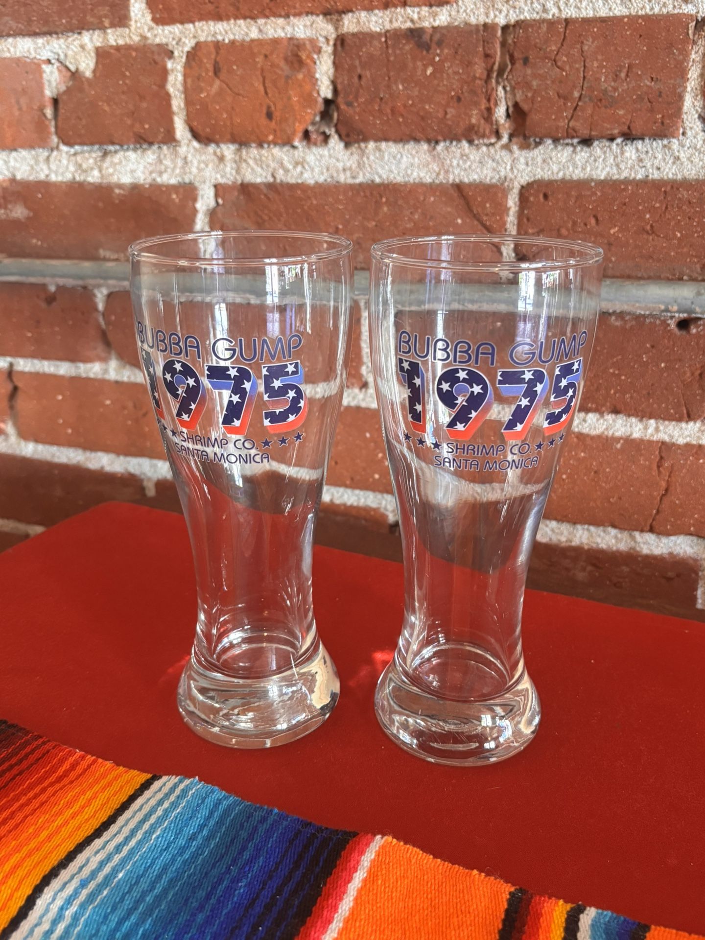 Bubba Gump Shrimp Co. Beer Glasses