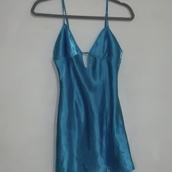 Fredrick’s of Hollywood Blue Silk Nightgown