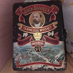 VINTAGE Jack Daniel's Tin Box