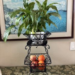 Wrought Iron Plant/fruit Stands