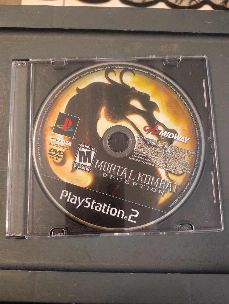 PS2 Mortal Kombat Deception