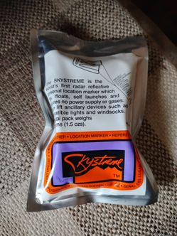 Skystreme Radar-Reflective Personal Location Marker - Emergency Survival Gear - NOS