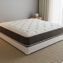 New Queen Mattress And Box Spring 2 Pc 