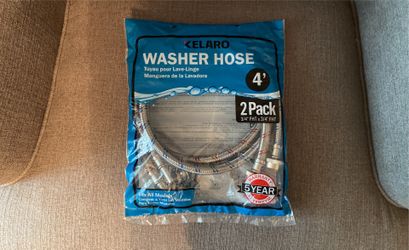 4 Foot Stainless Steel Washing Machine Hoses