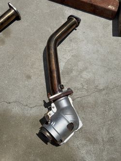Q50 lower downpipe