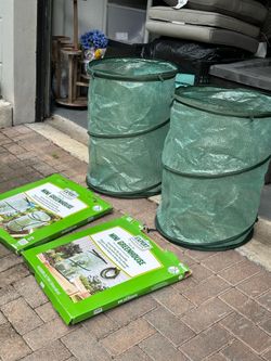 2 Mini pop up greenhouses to keep plants vegetables secure 19.5d & 26.5h