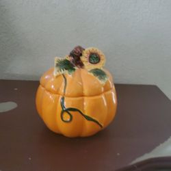 Pumkin Cookie / Candy Jar.