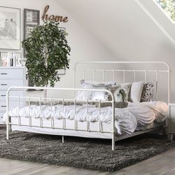 Brand New Solid Metal King Size Bed Frame (Available In California King)