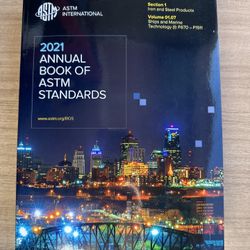 #2783 /21 Book of ASTM Standards Section 1, Volume 1.07- Iron and Steel Products