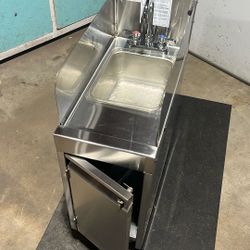 Glastender SWB-12-C Underbar Wet Waste Sink
