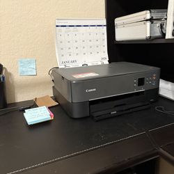 Desk chair and printer