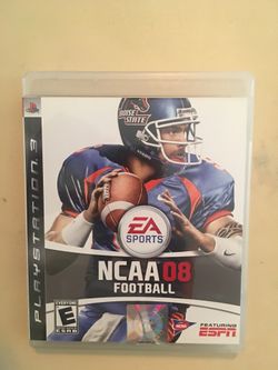 Sony PlayStation ps3 ncaa 08