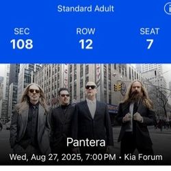 Pantera Concert Tix