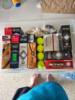Golf balls,  20+ pro v 1s at least