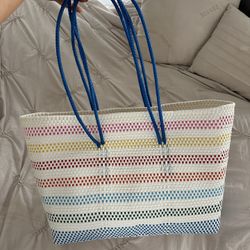 Anthropologie Woven Tote 