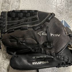 Easton is Rival Baseball Glove Black 13" Pattern (Left-hand throwers) RVLSP1300