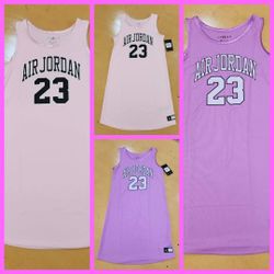 2 Girls Jordan Dresses 