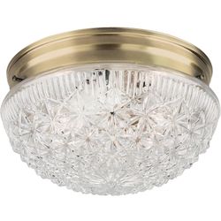 Westinghouse Two-Light Flush-Mount Interior Ceiling Fixture (2)