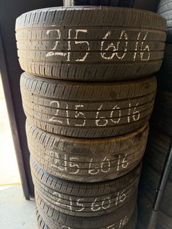 (4) Used Tires 216-60-16