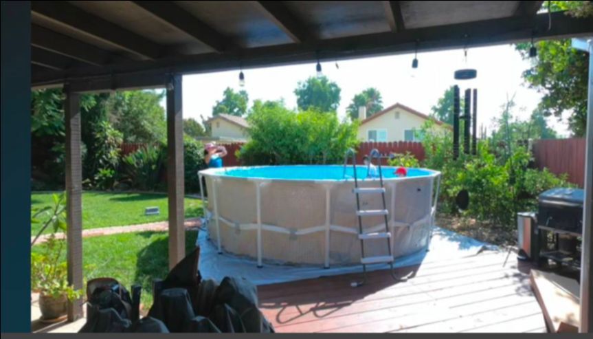 4 ft deep swimming pool