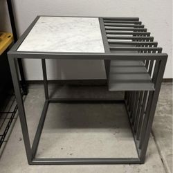 Side/End Table (metal with marble)
