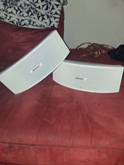 Bose White Speakers Pair