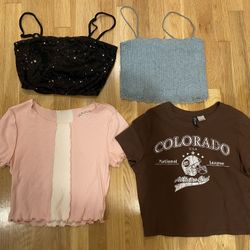 Crop Shirts  Lot Size S