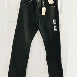 Levi's Men's 501 Original Fit Jeans  Black  30 x 30  NEW