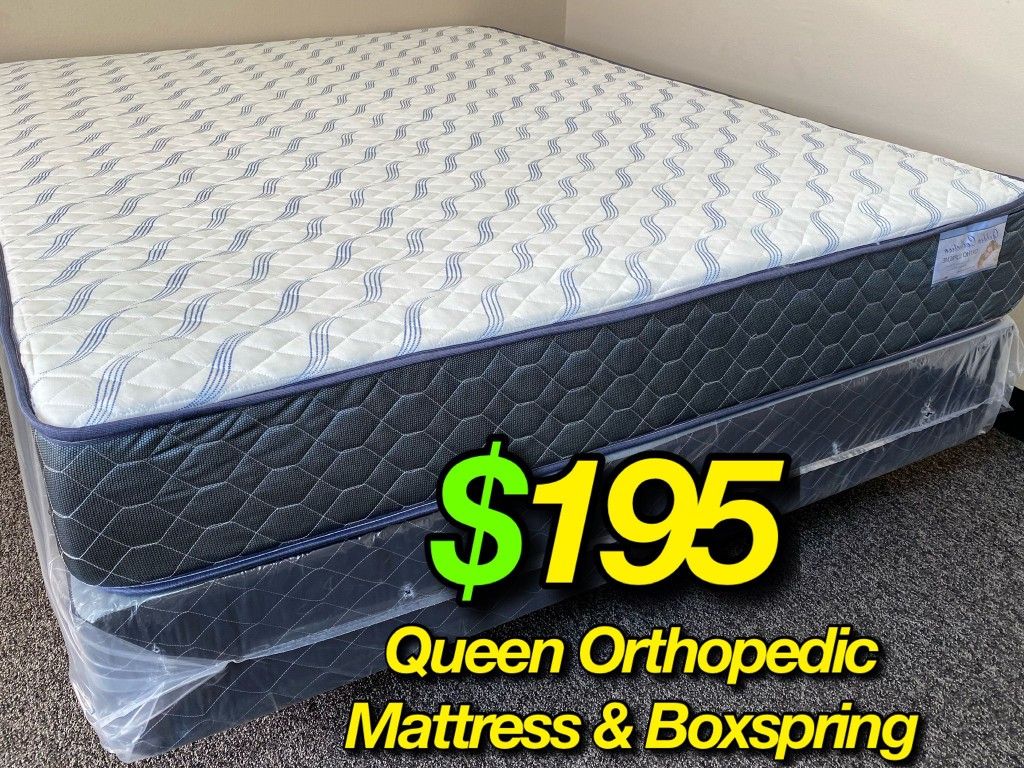 Queen Size Supreme Orthopedic Matresandboxspring