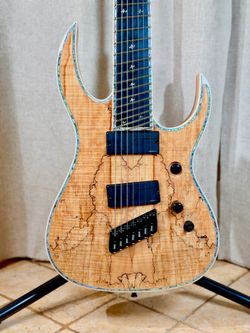 B.C. Rich Shredzilla Prophecy 7 String Multiscale Spalted Maple - Electric Guitar