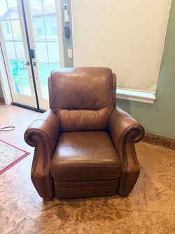 Macy’s Leather Chair Sofa