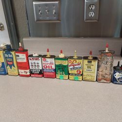 Vintage Oil cans