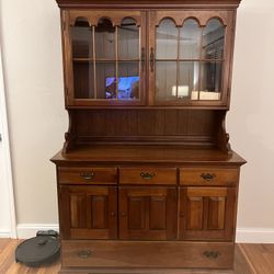 China cabinet Solid Cherry 