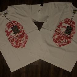 Pink Bape Tees