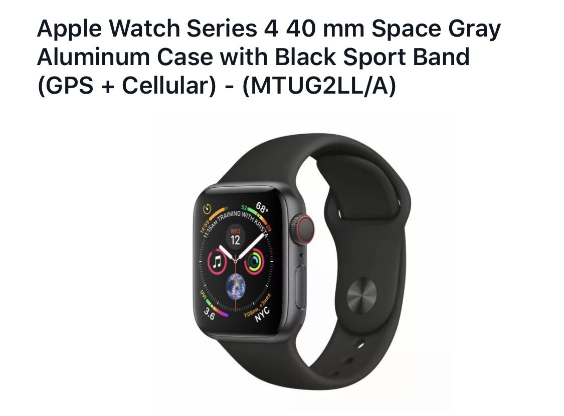 Apple Watch Series 4 40mm Cellular+GPS