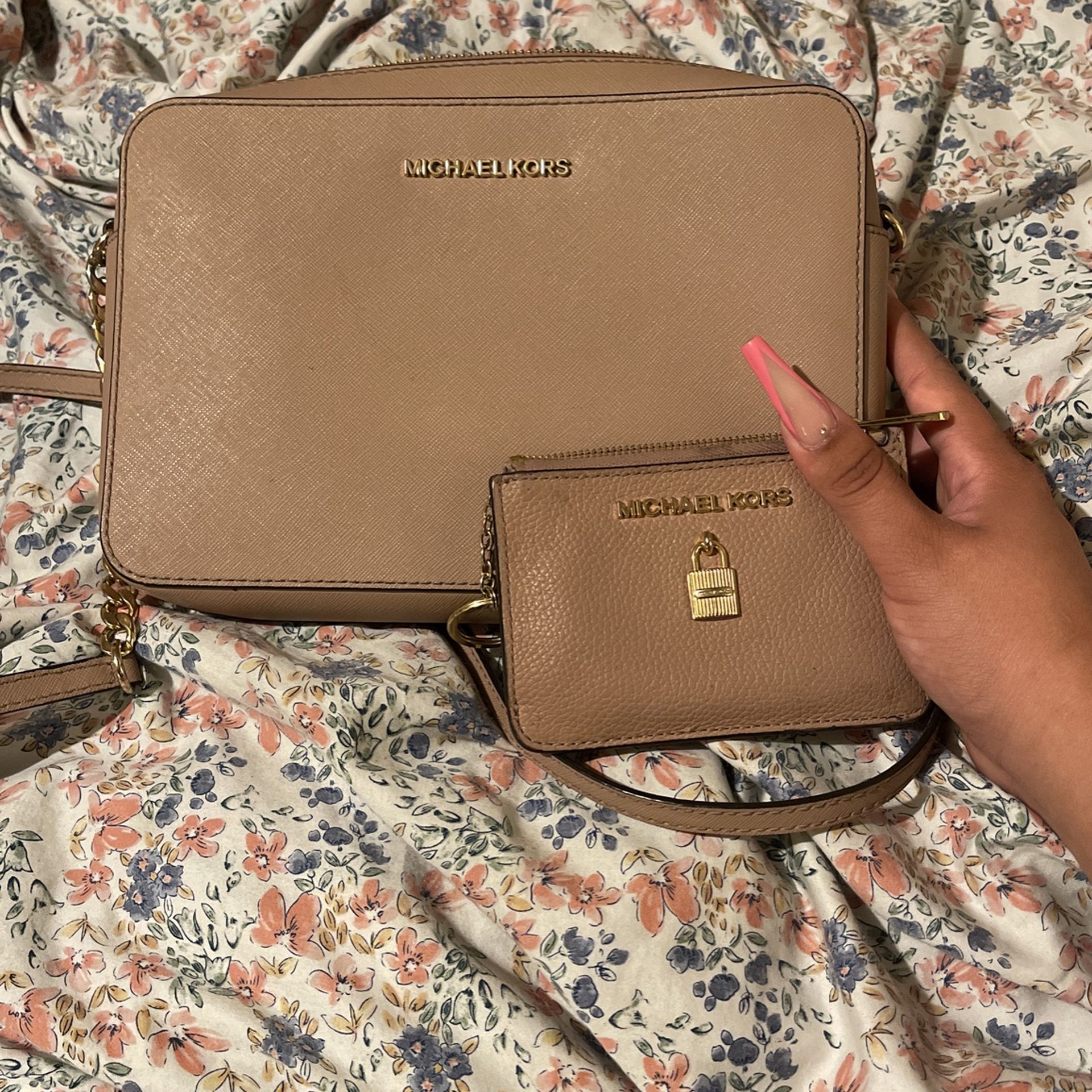 Michael Kors Crossbody Purse And Wallet