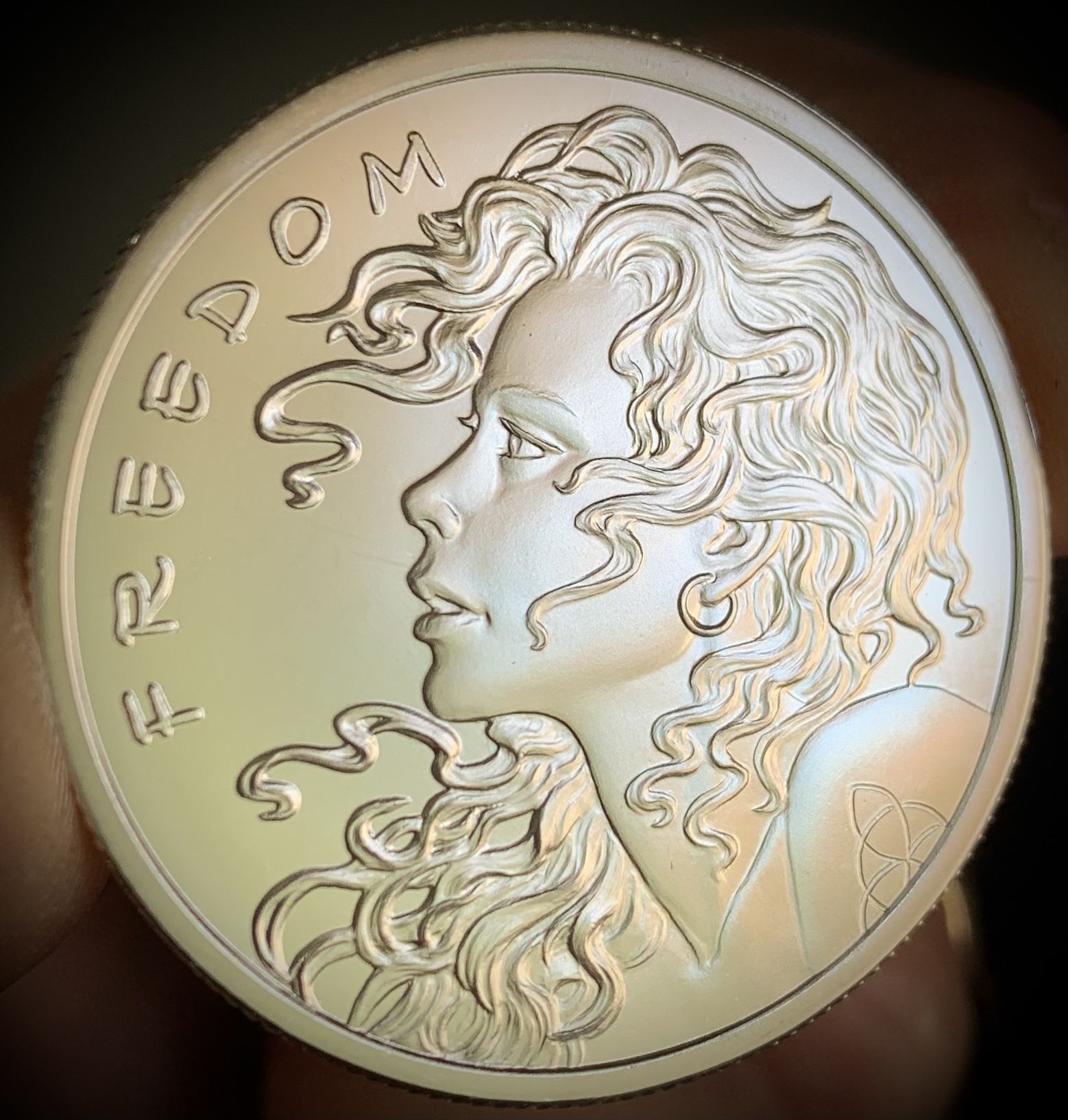 2024 1oz Silver Shield Freedom Girl Silver Round