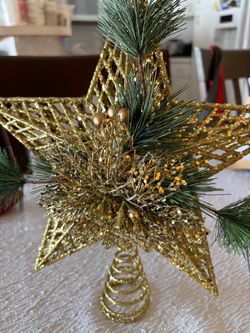 Christmas tree top ornament
