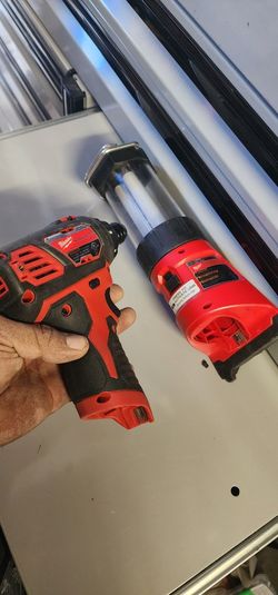 Milwaukee M12 Light And Drill  Like New Conditions  $85 For Both  ""Pick Up Flamingo And Pecos Area 
